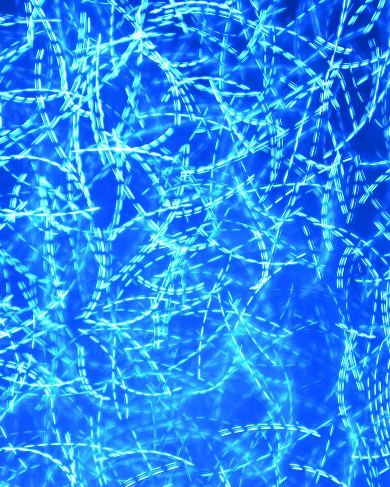 Abstract wellness and nature concept with glowing lines